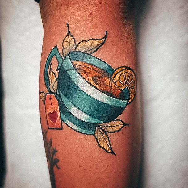 Exceptional Womens Tea Cup Tattoo Ideas