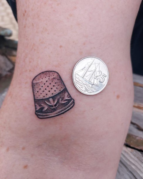 Exceptional Womens Thimble Tattoo Ideas