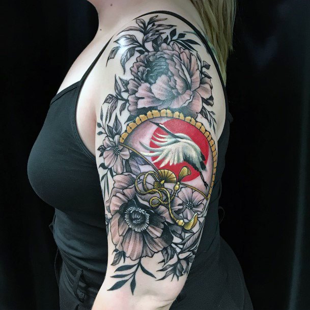 Exceptional Womens Uchiwa Tattoo Ideas