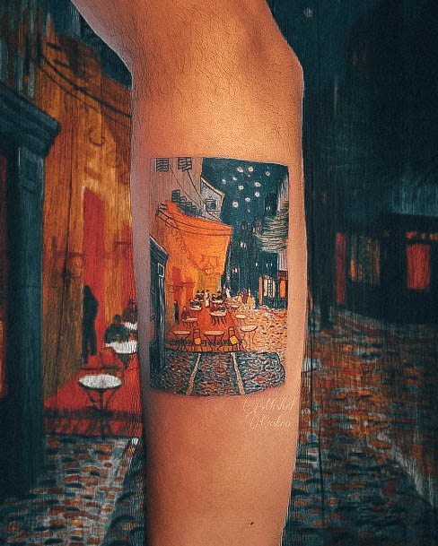 Exceptional Womens Van Gogh Tattoo Ideas