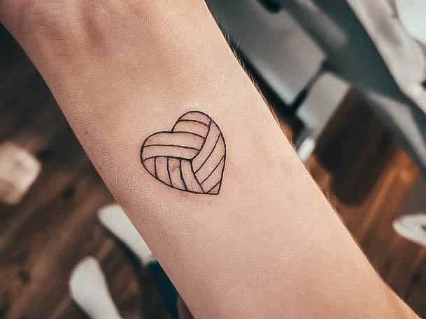 Exceptional Womens Volleyball Tattoo Ideas