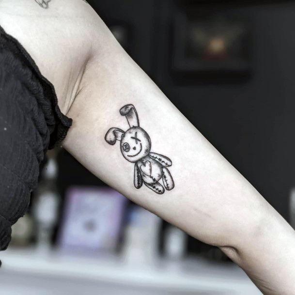 Exceptional Womens Voodoo Doll Tattoo Ideas