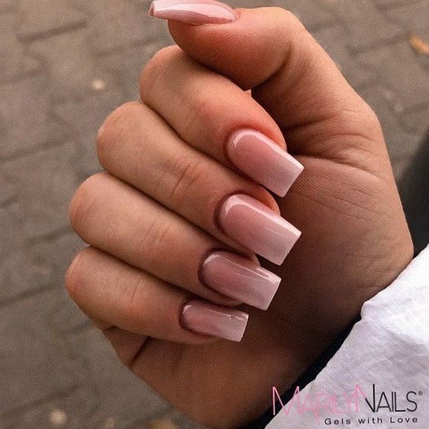 Exceptional Womens White And Nude Nail Ideas