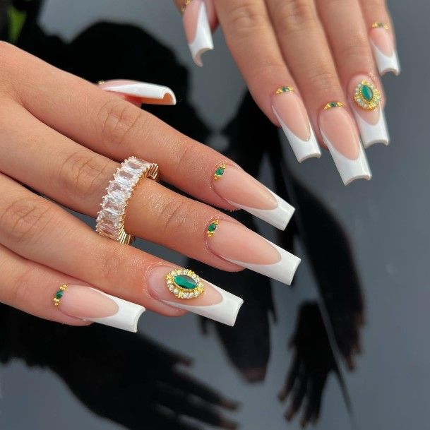 Exceptional Womens White French Tip Nail Ideas