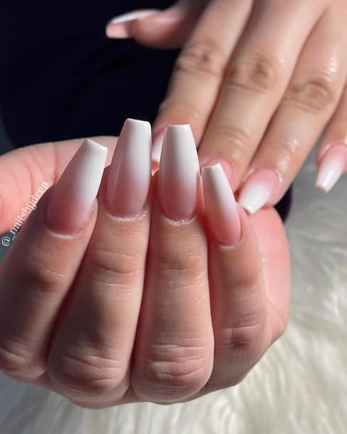 Exceptional Womens White Ombre Nail Ideas