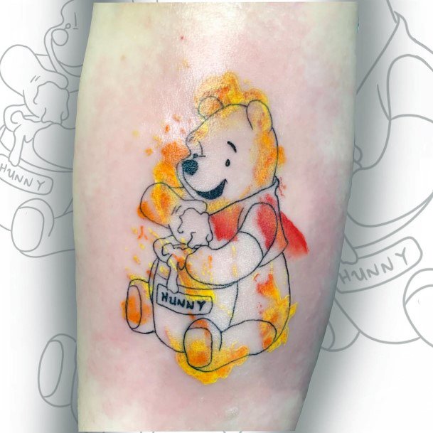 Exceptional Womens Winnie The Pooh Tattoo Ideas