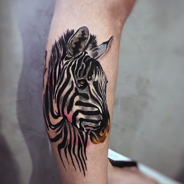 Exceptional Womens Zebra Tattoo Ideas