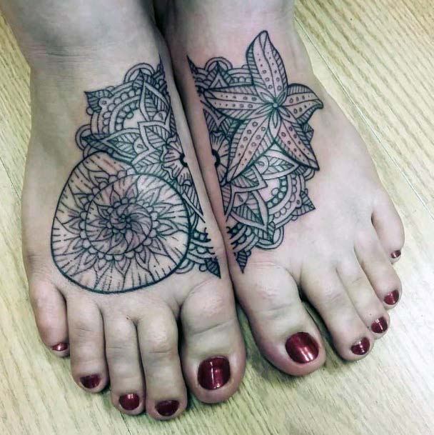 Exclusive Tattoo Womens Foot