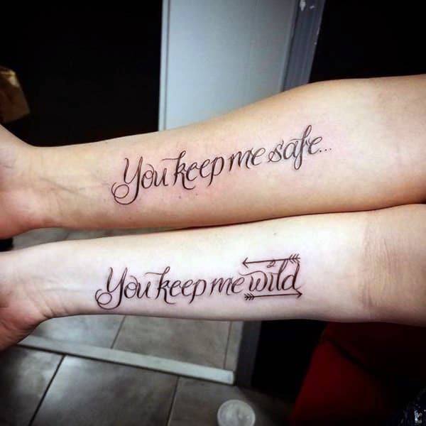 Excusitive Font Quote For Women Sister Tattoo