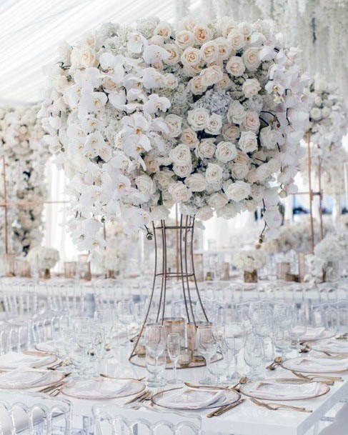 Exotic White Wedding Flowers