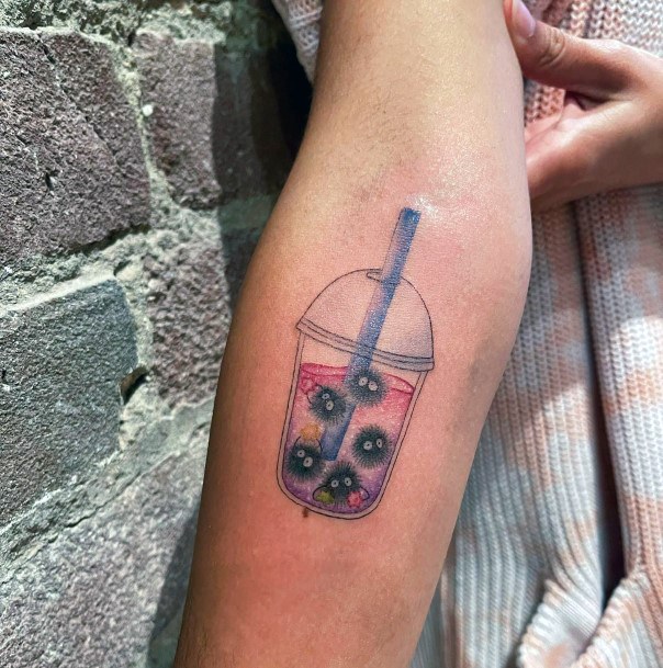 Ink By Finch Tattoo Singapore on Instagram Boba tea Stitch done by  cryingbaphomet