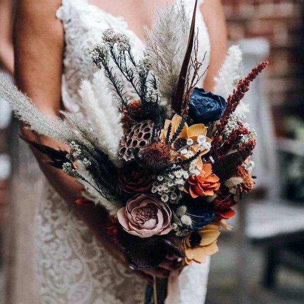 Exquisite Boho Wedding Flowers