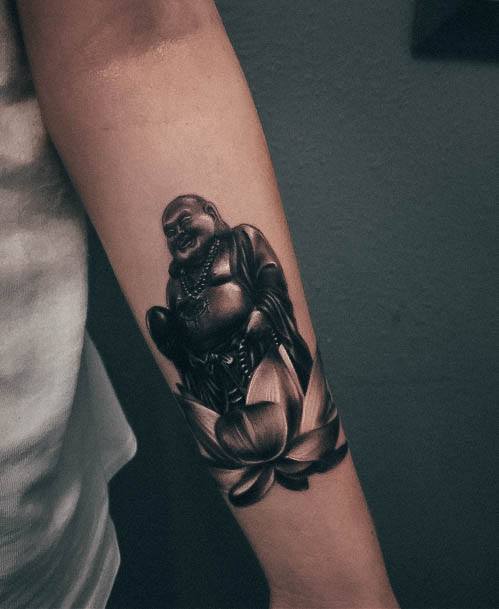 Exquisite Buddha Tattoos On Girl