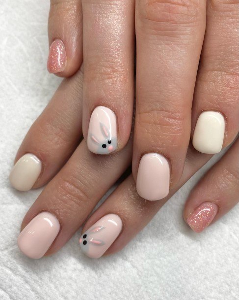 Exquisite Bunny Nails On Girl