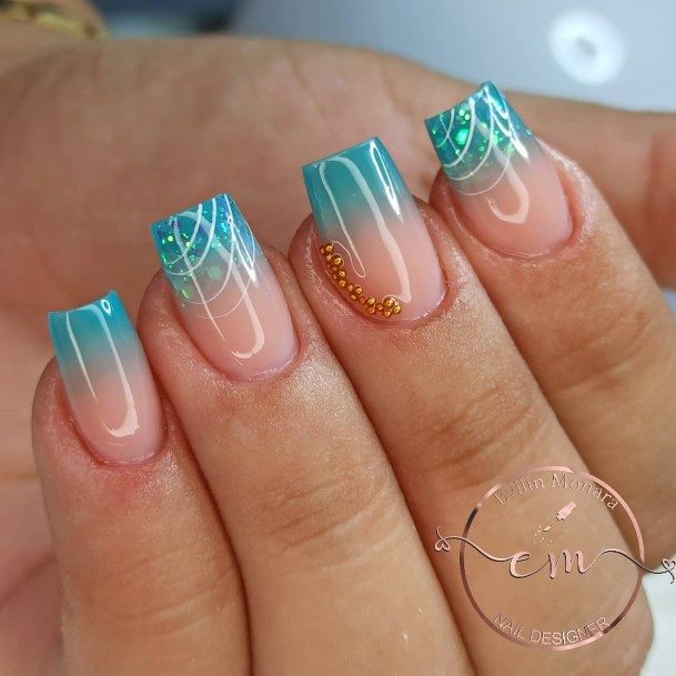 Exquisite Caviar Nails On Girl