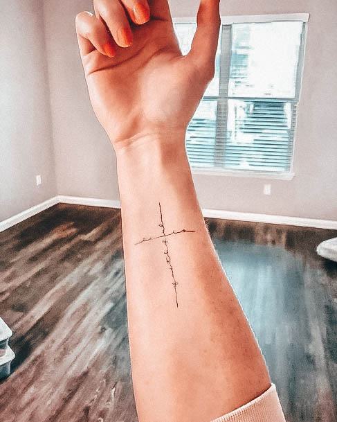 female christian tattoos