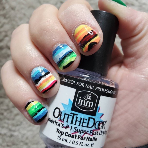 Exquisite Cinco De Mayo Nails On Girl