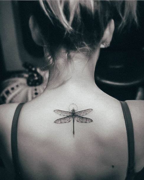 Exquisite Dragonfly Tattoos On Girl