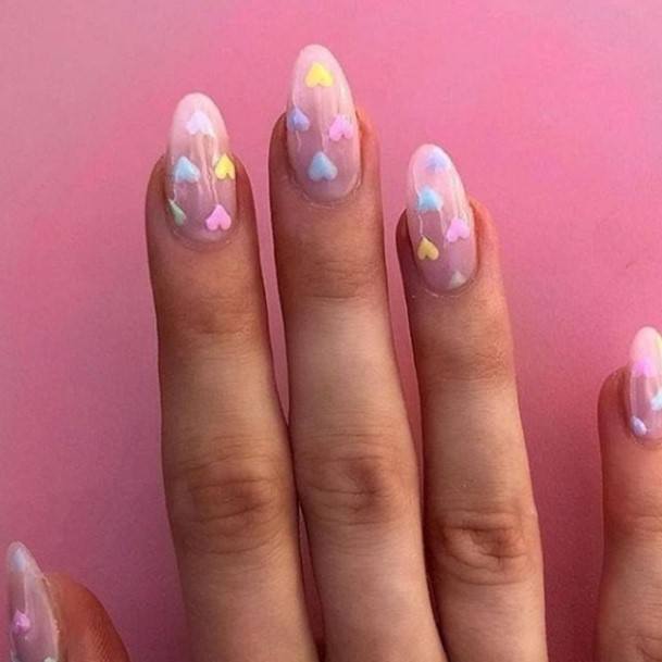 Exquisite Easter Nails On Girl