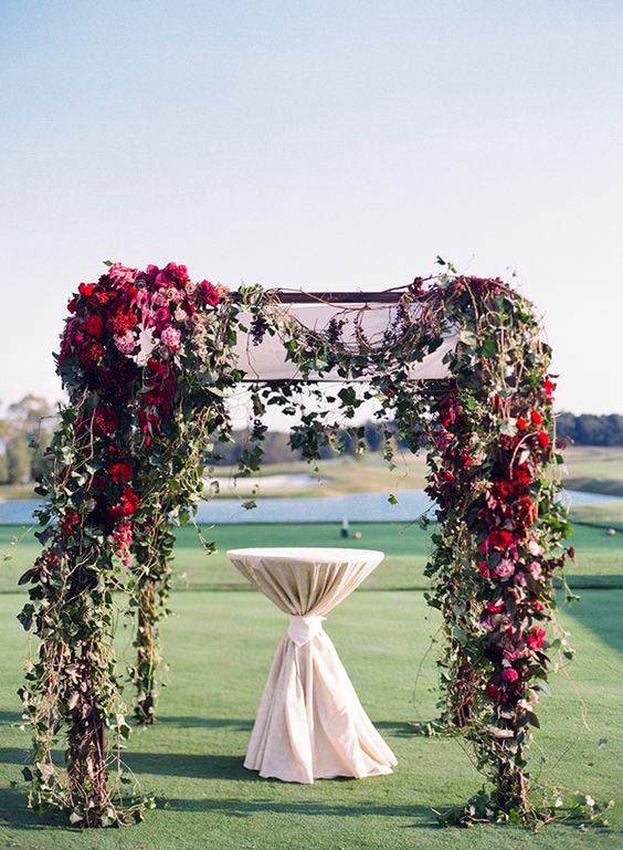 Exquisite Flowers Wedding Arch