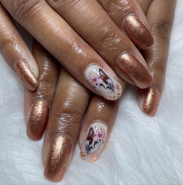 Exquisite Fox Nails On Girl