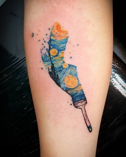 Painting Brushes and Tools tattoo sleeve  Best Tattoo Ideas Gallery