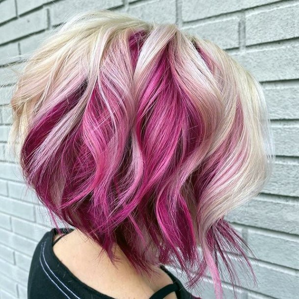 Exquisite Pink Ombre Hairstyless On Girl