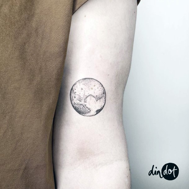 Exquisite Pluto Tattoos On Girl