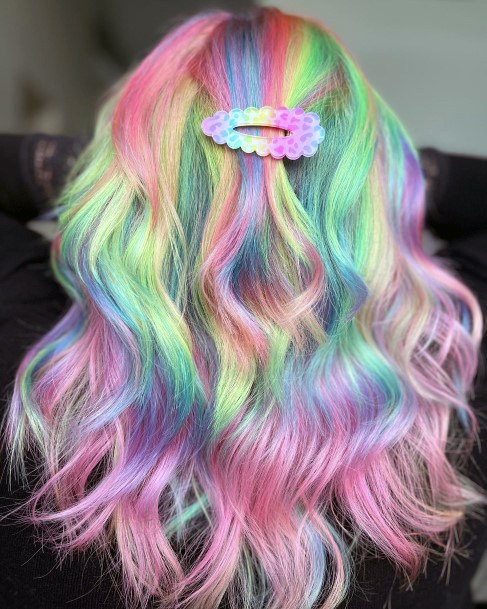 Exquisite Rainbow Hairstyless On Girl