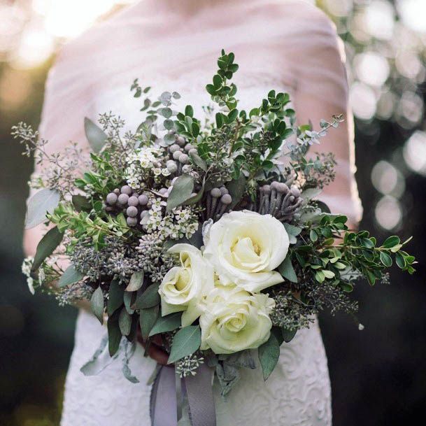 Exquisite Rose Wedding Bouquet