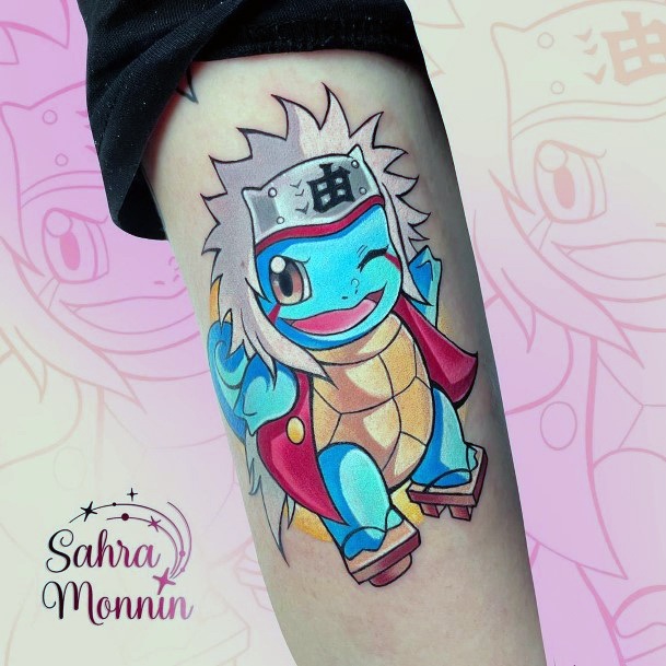 Exquisite Squirtle Tattoos On Girl