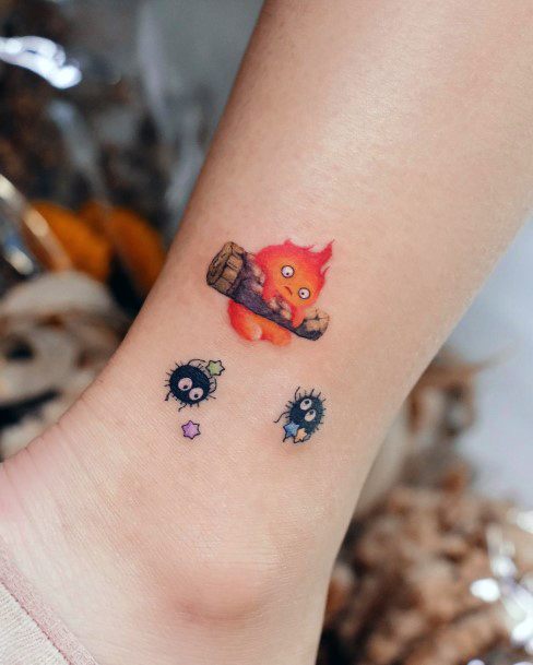 Exquisite Susuwatari Tattoos On Girl