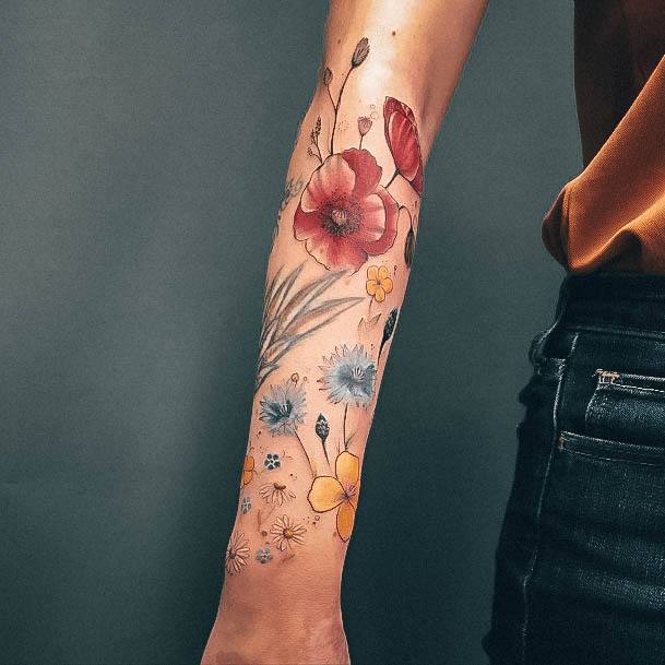 Tattoo uploaded by Ink Legacy Tattoos • Wild flower 🌸! #tattoo  #blacktattoo #lines #wildflower #ribstattoo #smalltattoo #delicate  #thesolidink #legendrotary #ink #inklegacytattoos • Tattoodo
