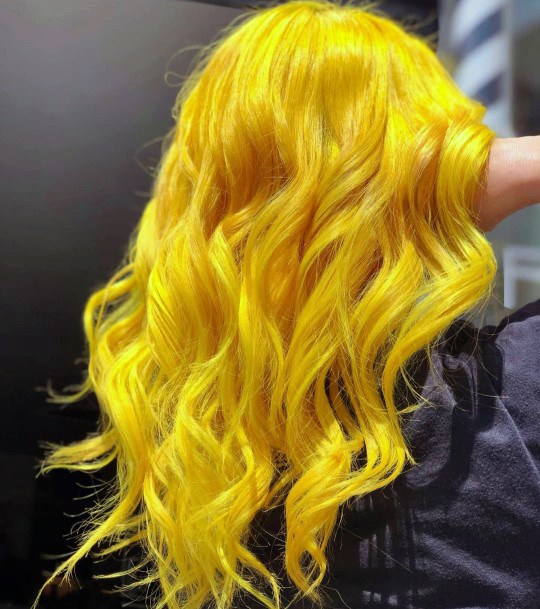 Exquisite Yellow Hairstyless On Girl