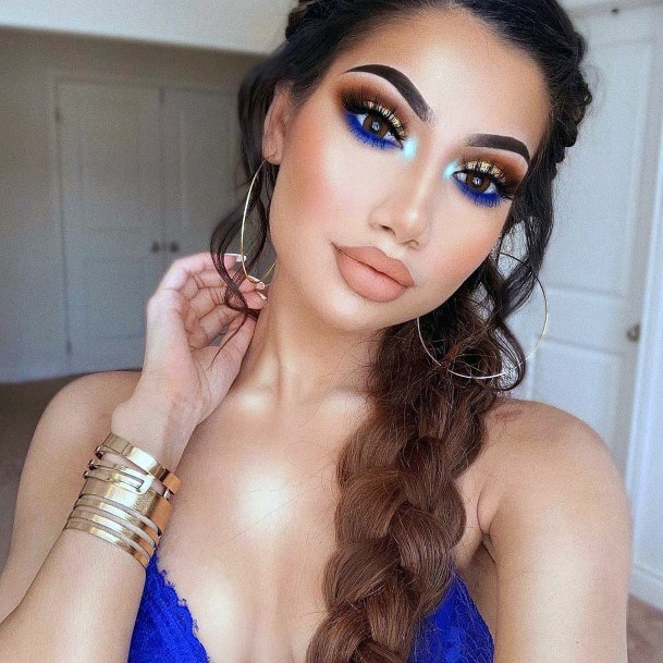 Extreme Duo Brown And Blue Eyeshadow Women