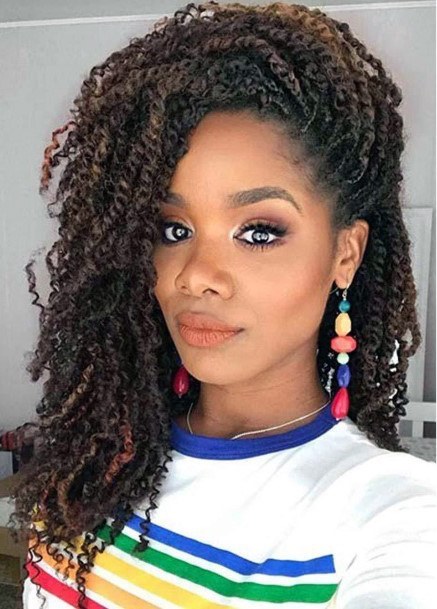 Top 50 Best Crochet Hairstyles For Black Women - Long Natural Looking Ideas