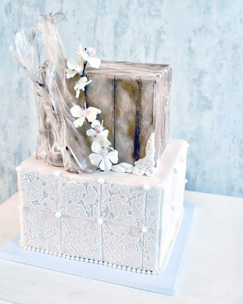 Fabulous Square Wedding Cake