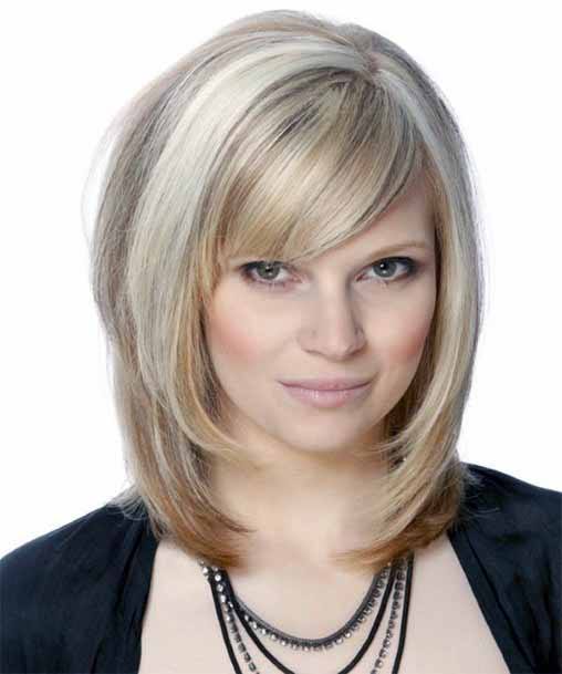 Face Framing Cascading Golden Hairstyle Short Hair
