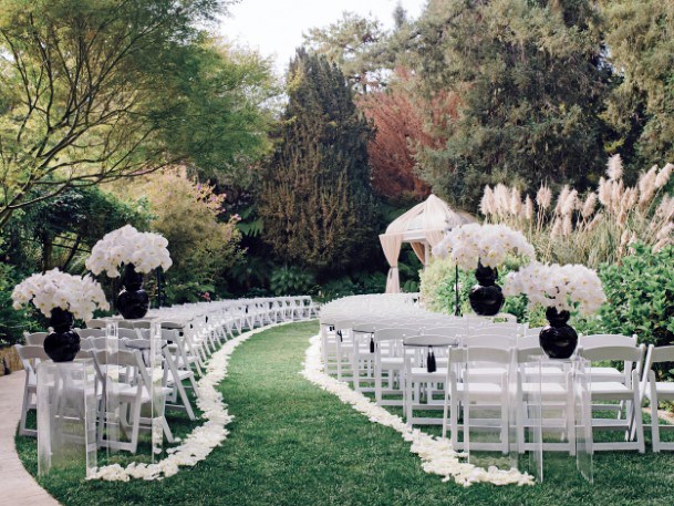 Fairytale Floral Wedding Ceremony Decorations