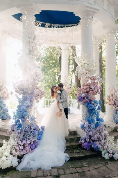 Fairytale Hydrangea Flowers Wedding Art