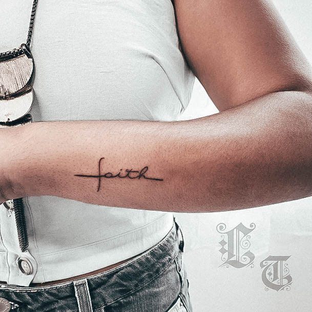 Faith Tattoos For Girls