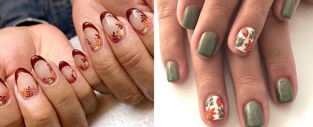 Top 100 Best Fall Leaf Nails For Women – Autumn Leaves Design Ideas