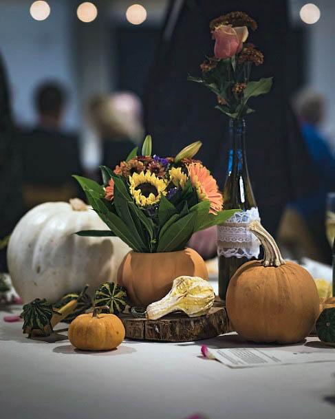 Fall Wedding Flowers Pumpkin Halloween