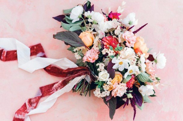 Fall Wedding Ideas Bouquet With Oranges And Greenery Floral Inspiration