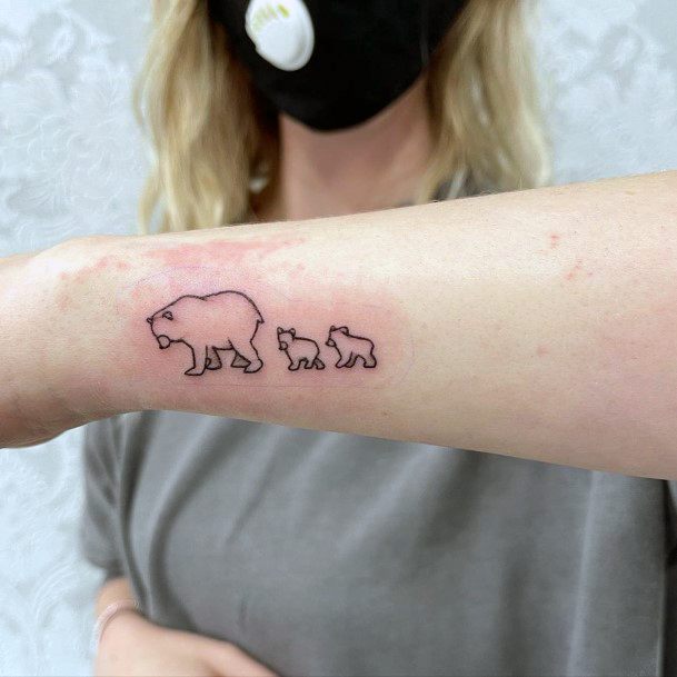 baby bear tattoos