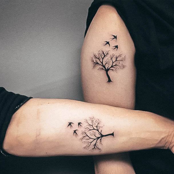 Family Tree Girls Tattoo Ideas