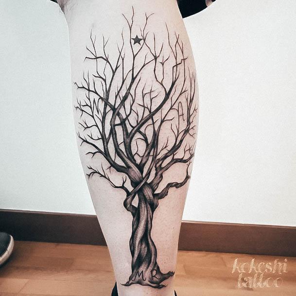 Family Tree Tattoo Feminine Designs