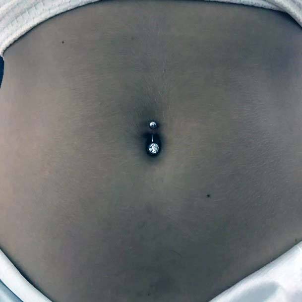 Fancy Cute Shiny Belly Button Body Piercings For Girls