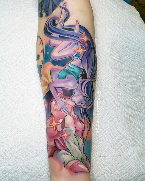 Fantastic Adventure Time Tattoo For Women