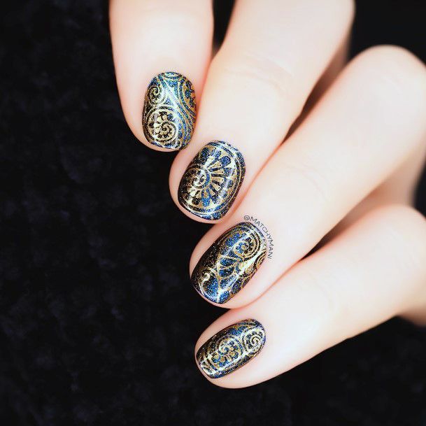 Fantastic Art Nouveau Nail For Women